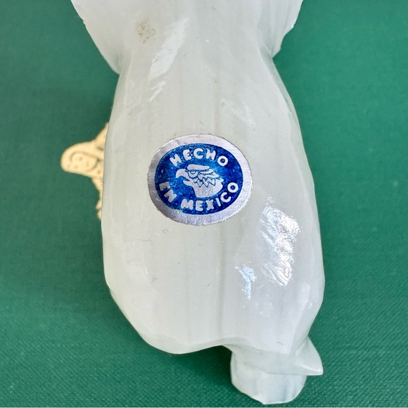 Vintage Alabaster Elephant Figure - Picture 2 of 5